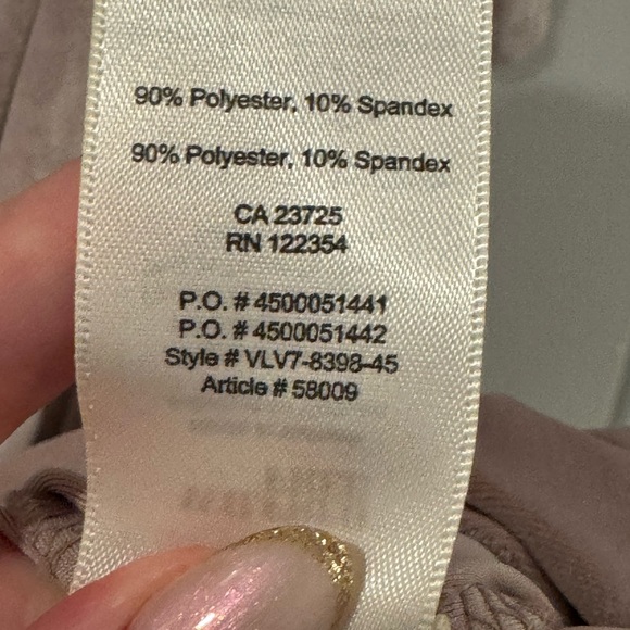 Aritzia Wilfred Free Klum Blush Pink Velvet Faux Wrap Longsleeve Dress large - Picture 15 of 15